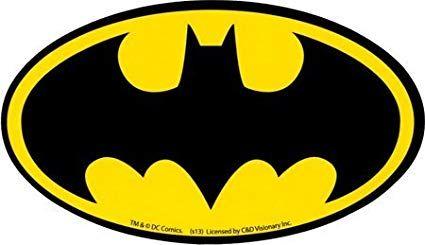 Batman Bat Logo - Amazon.com: Batman - Black Bat Logo on Yellow Oval - Sticker / Decal ...