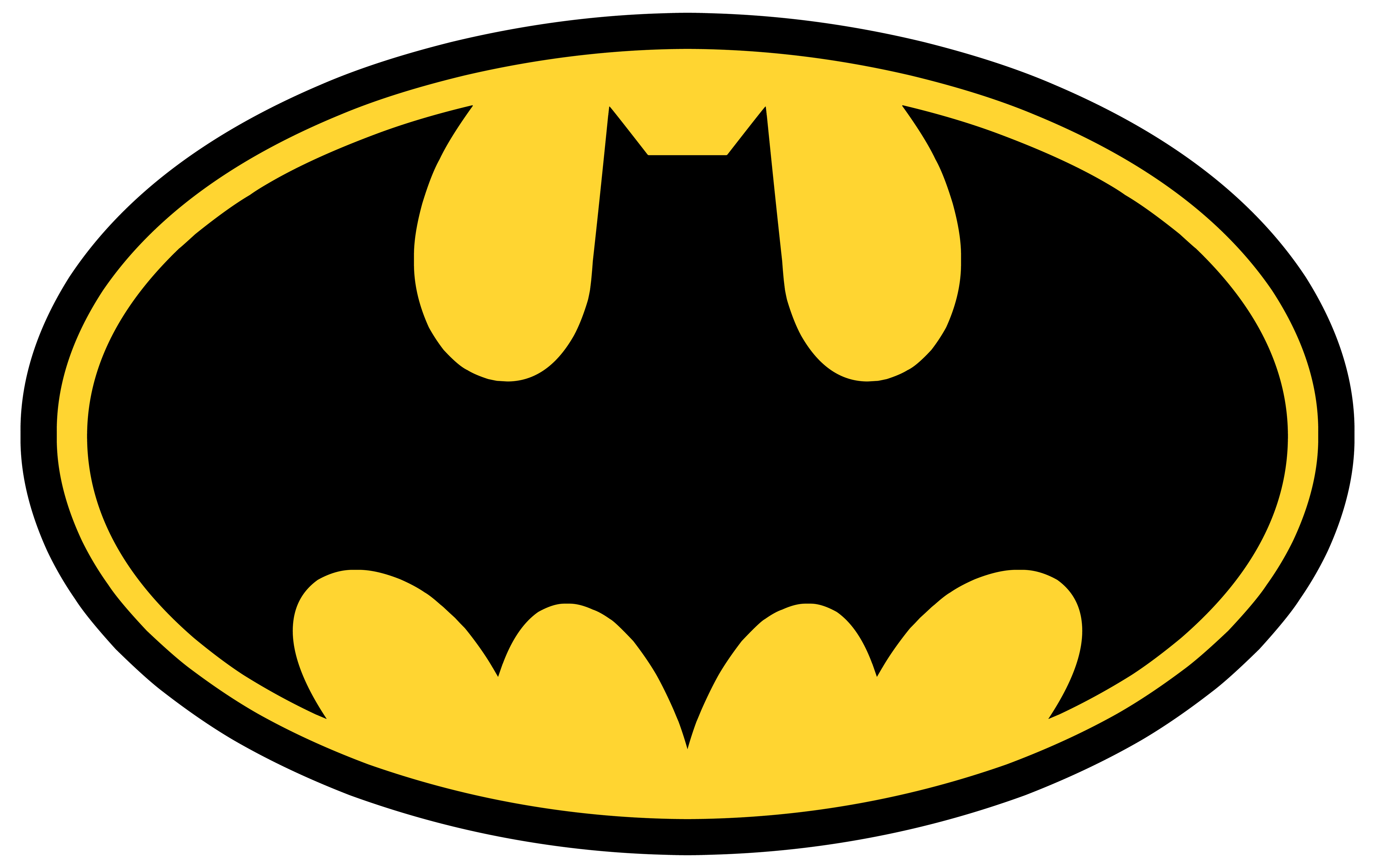 Batman Yellow Logo - Yellow batman Logos