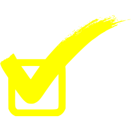 Yellow Check Mark Logo - Yellow check mark 2 icon - Free yellow check mark icons