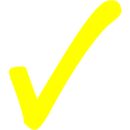 Yellow Check Logo - Yellow check mark 7 icon yellow check mark icons
