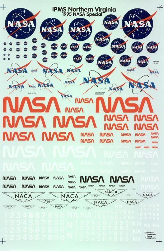 NACA NASA Logo - NASA & NACA Logos, IPMS USA NOVAD01