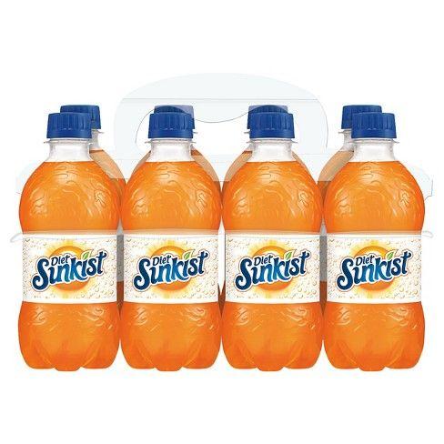 Diet Sunkist Orange Cans Logo - Diet Sunkist Orange Soda - 8pk/12 Fl Oz Bottles : Target