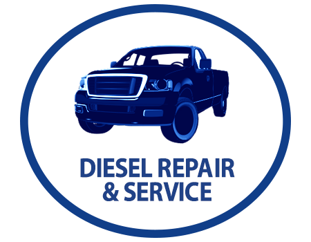 Diesel Mechanic Shop Logo - Car Repair. Brakes. Alignment. Hail Damage. Collision Repair