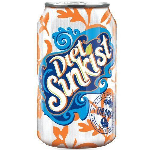 Diet Sunkist Orange Cans Logo - Amazon.com : Sunkist Diet Orange Soda, 12-Ounce (24 Cans) : Grocery ...