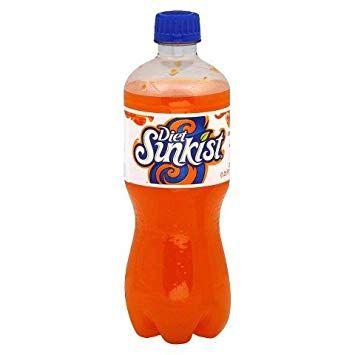 Diet Sunkist Orange Cans Logo - Amazon.com : Sunkist Orange Diet Soda 20 oz (24 Bottles) : Grocery