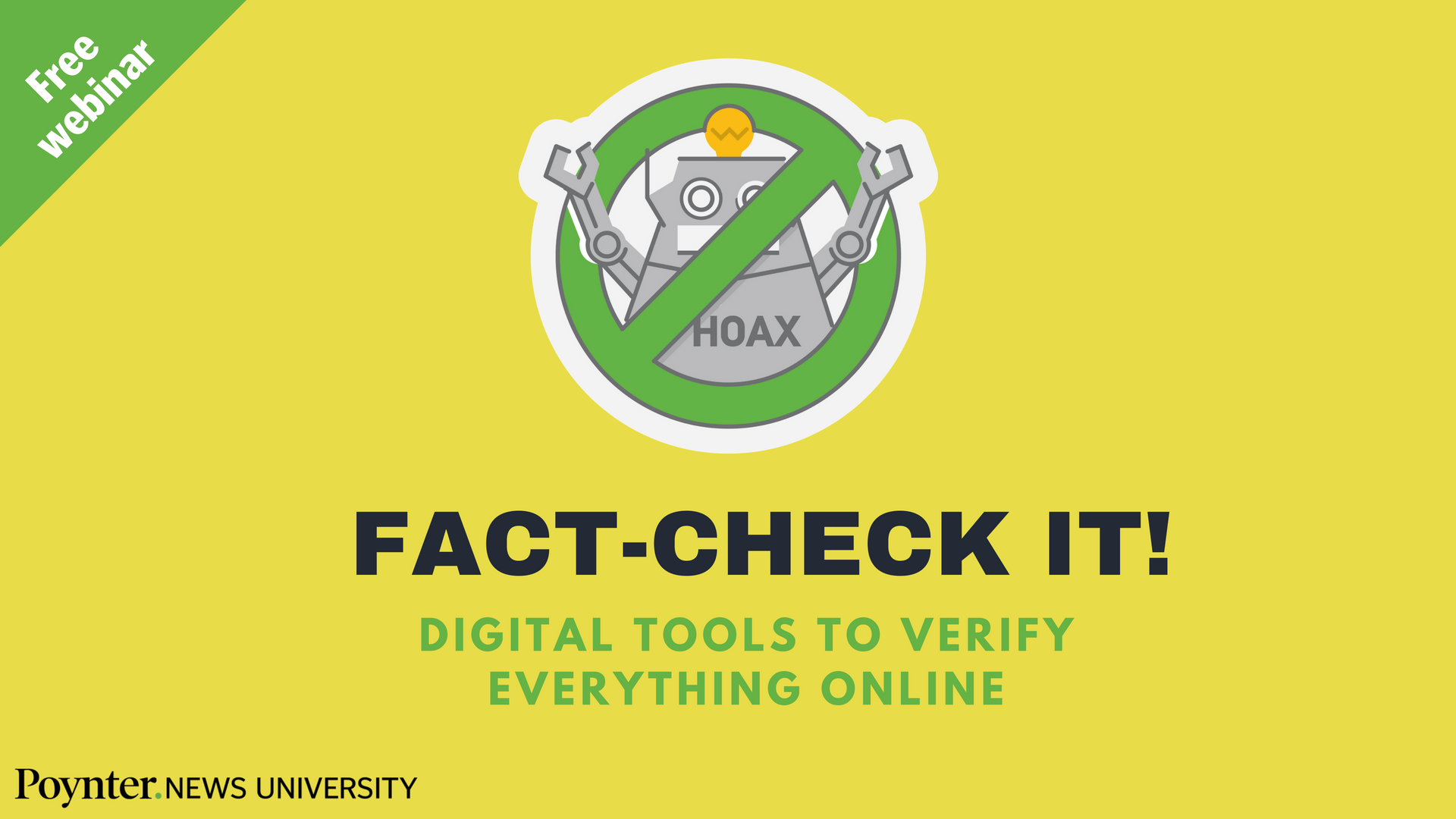 Yellow Check Logo - Fact-Check It: Digital Tools to Verify Everything Online – Poynter