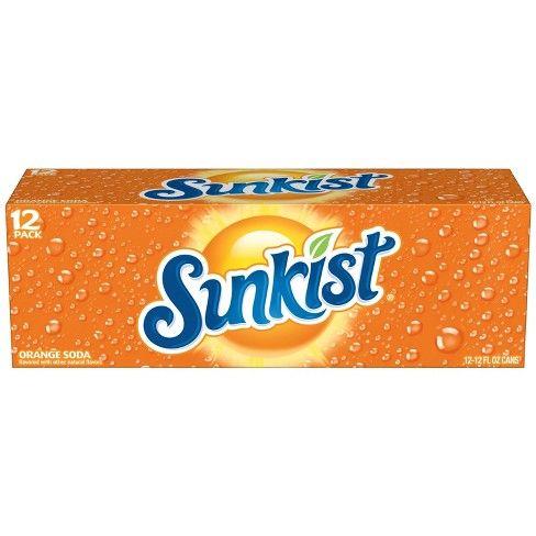 Diet Sunkist Orange Cans Logo - Sunkist Orange Soda - 12pk/12 Fl Oz Cans : Target