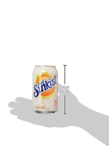 Diet Sunkist Orange Cans Logo - Diet Sunkist Orange Soda, 12 fl oz cans, 12 count - Import It All