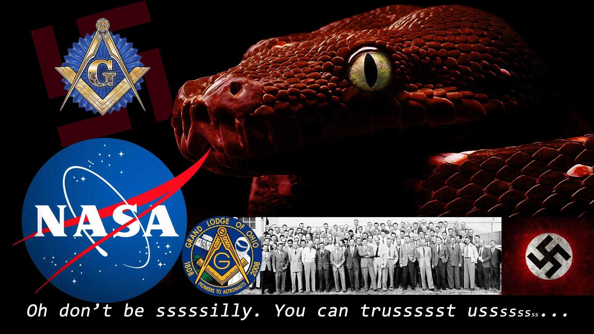 NASA Snake Logo - NASA in Hebrew