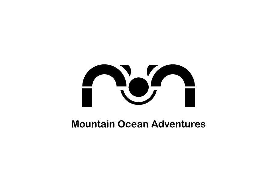 Ocean with Mountain Logo - Entry by littlenaka for Mountain Ocean Adventures Logo