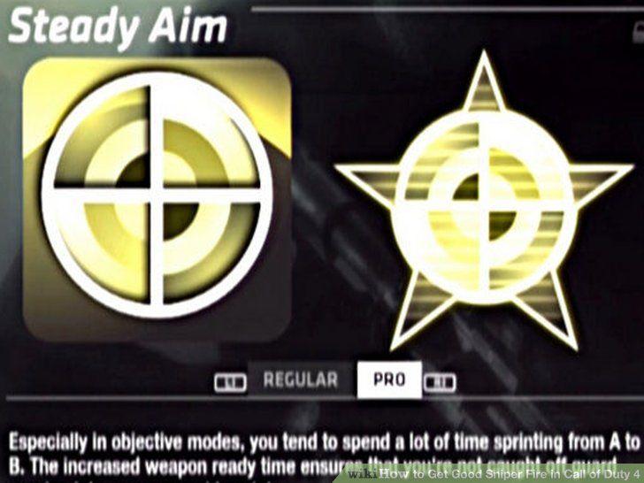Auto Sniping Logo - 5 Ways to Get Good Sniper Fire in Call of Duty 4 - wikiHow