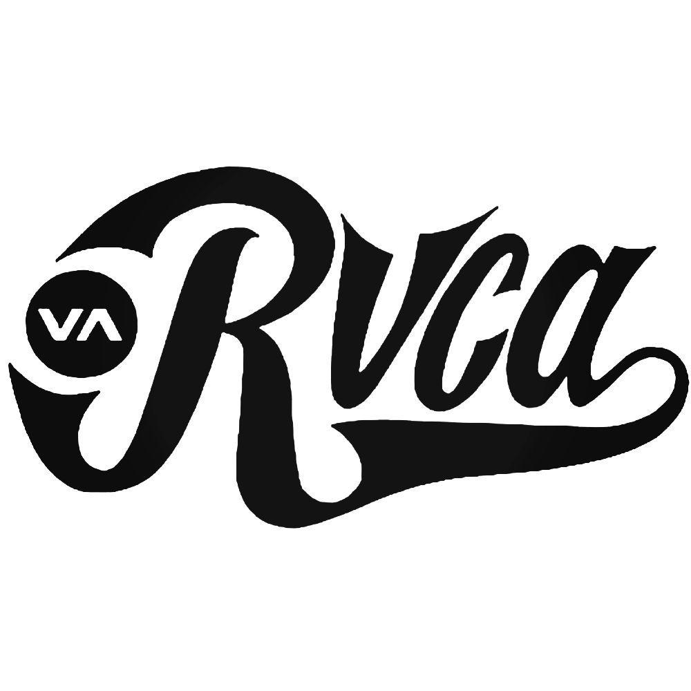 RVCA Logo - Rvca Fancy Skateboard Decal Sticker