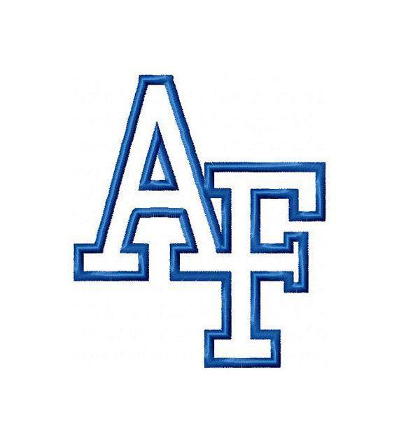 Air Force College Football Logo - Air Force Football Logo Applique File Air Force