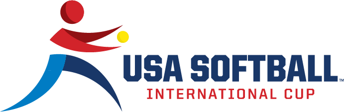 USA Blue Logo - USA Softball International Cup
