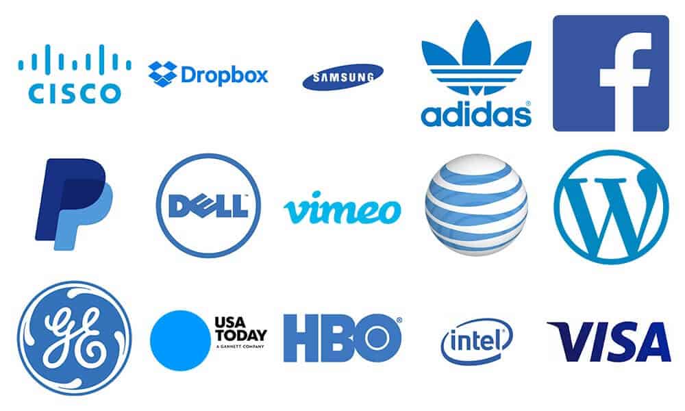USA Blue Logo - Colours in Logo Design and Branding Advice