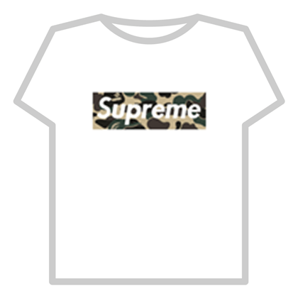 Supreme T Shirt Roblox Free Supreme