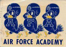 Air Force College Football Logo - Air Force Academy RARE Original Vintage Decal 1950s NCAA Falcons ...