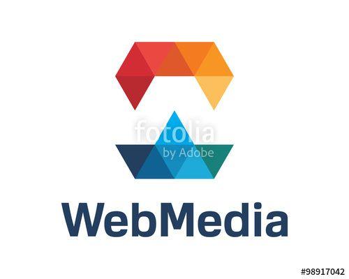 Colorful Web Logo - Letter W logo design vector. Colorful letter letter W logo design