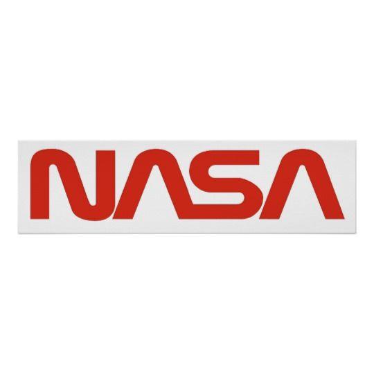 NASA Snake Logo - NASA Worm (Snake) Logo Poster