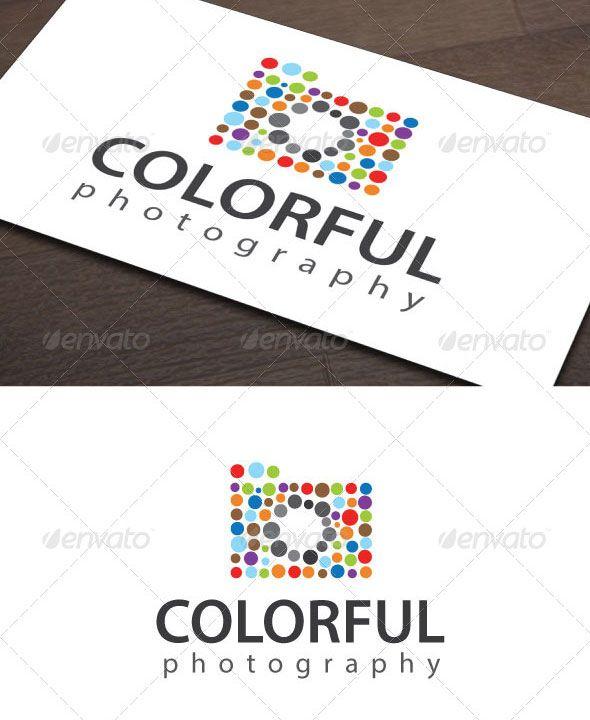 Colorful Web Logo - Best PSD & AI Photography Logo Templates. Web & Graphic Design