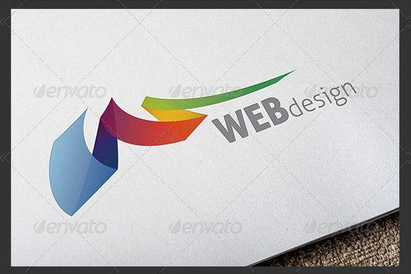 Colorful Web Logo - Web Design Logo Templates PSD, AI, EPS Format Download