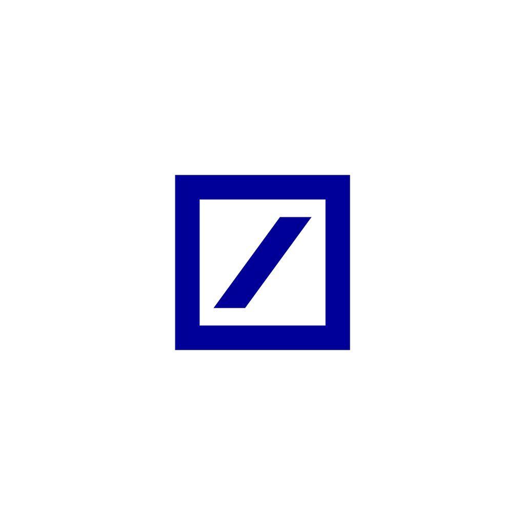 Blue Bank Logo - Deutsche Bank Logo. Deutsche Bank's iconic logo, designed i
