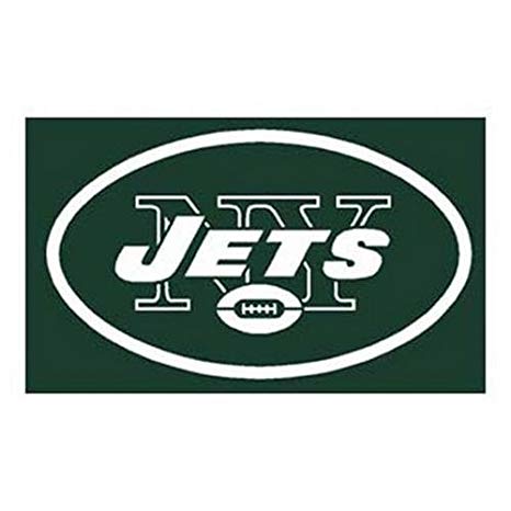 NY Jets Logo - Amazon.com : New York Jets - Logo 3'X5' Flag : Outdoor Flags ...