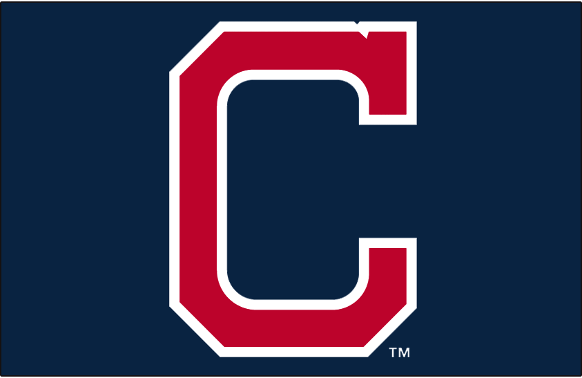 Red Block with White a Logo - Cleveland Indians Cap Logo - American League (AL) - Chris Creamer's ...