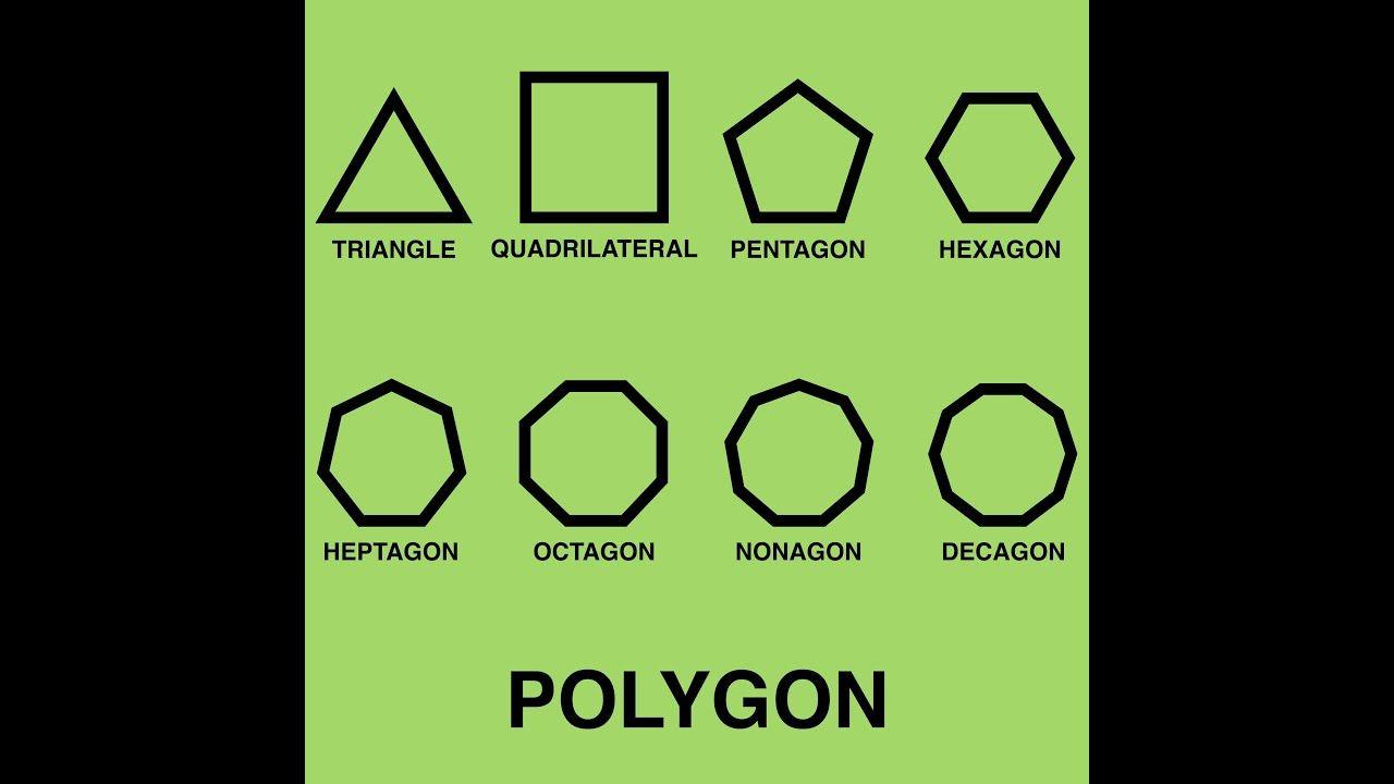 Pentagon with Two Red Triangles Logo - Polygon Song (Classic)