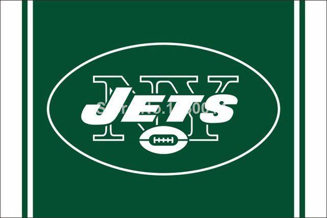 Jets Logo - New York Jets Logo flag 3FTx5FT Banner 100D Polyester NFL Flag s-in ...