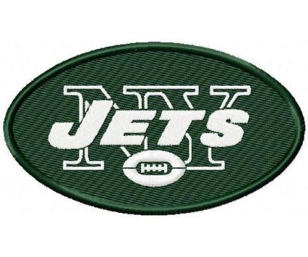 Jets Logo - New York Jets logo machine embroidery design for instant download