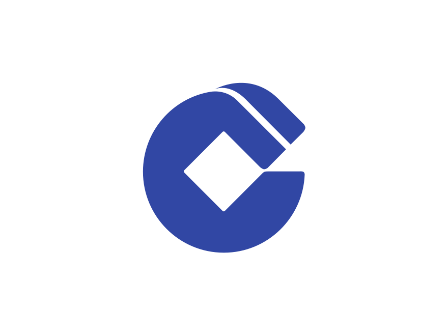 Blue Bank Logo - China Construction Bank logo