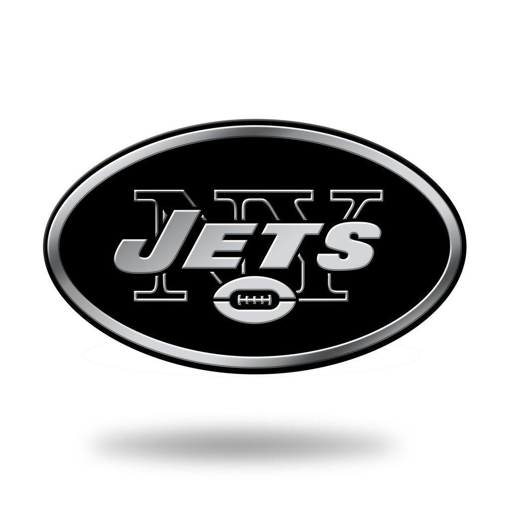 Jets Logo - New York Jets Logo 3D Chrome Auto Emblem NEW!! Truck or Car! Rico