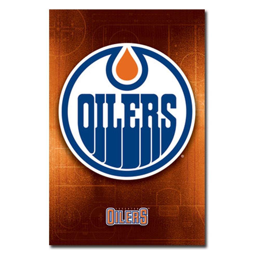 Oilers Logo - Edmonton Oilers Logo 11 Wall Poster