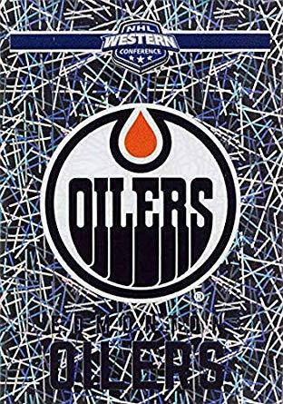 Oilers Logo - Amazon.com: 2018-19 Panini NHL Stickers Hockey #363 Edmonton Oilers ...