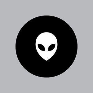 Alien Logo - Alien Head - Mac Apple Logo Cover Laptop Vinyl Decal Sticker Macbook ...