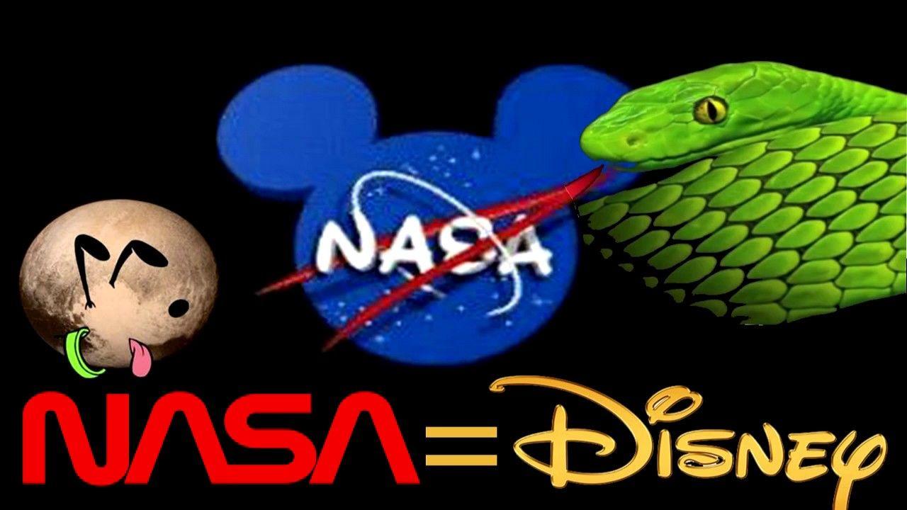 NASA Snake Logo - NASA is a DISNEY production