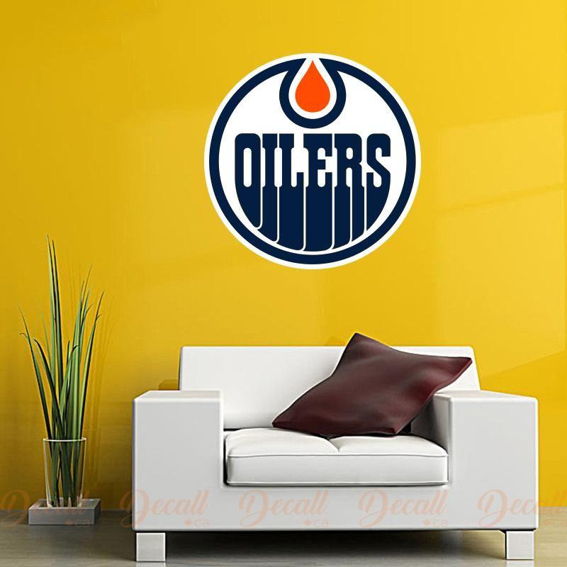 Oilers Logo - Ice Hockey Team Edmonton Oilers Logo Sport Wall Sticker – Decall.ca