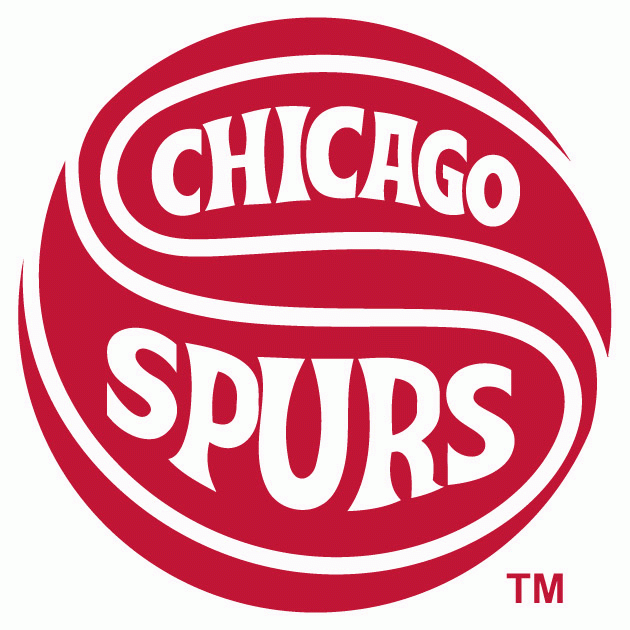 Red Circle Sports Logo - Chicago Spurs Primary Logo (1967) - A red circle with a white S and ...