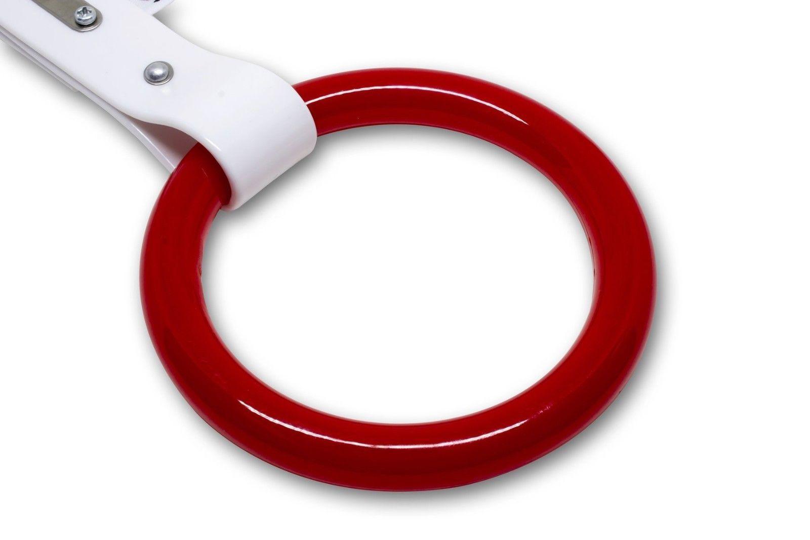 Red Circle Sports Logo - JDM red circle Tsurikawa train handle off tow hooks or