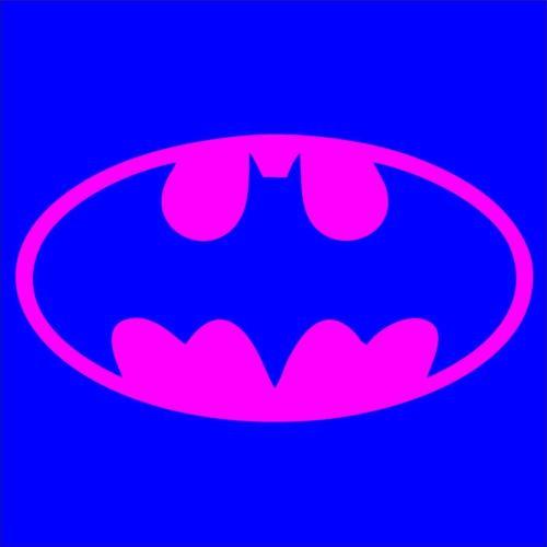 Blue Batman Logo - Batman Logo Sticker / Decal, Tablet, Cornhole, Wall, Window