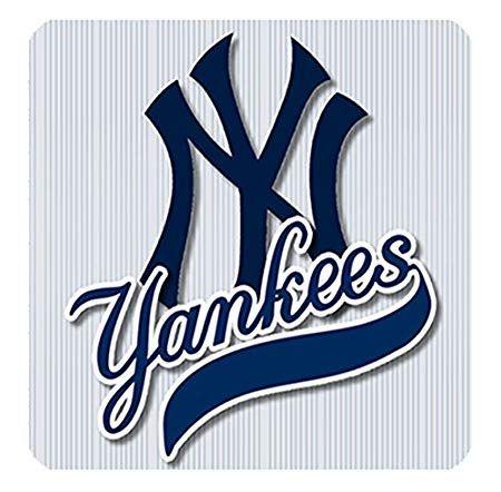 Amazon Drink Logo - New York Yankees Logo Square Coasters Custom Drink Coasters: Amazon