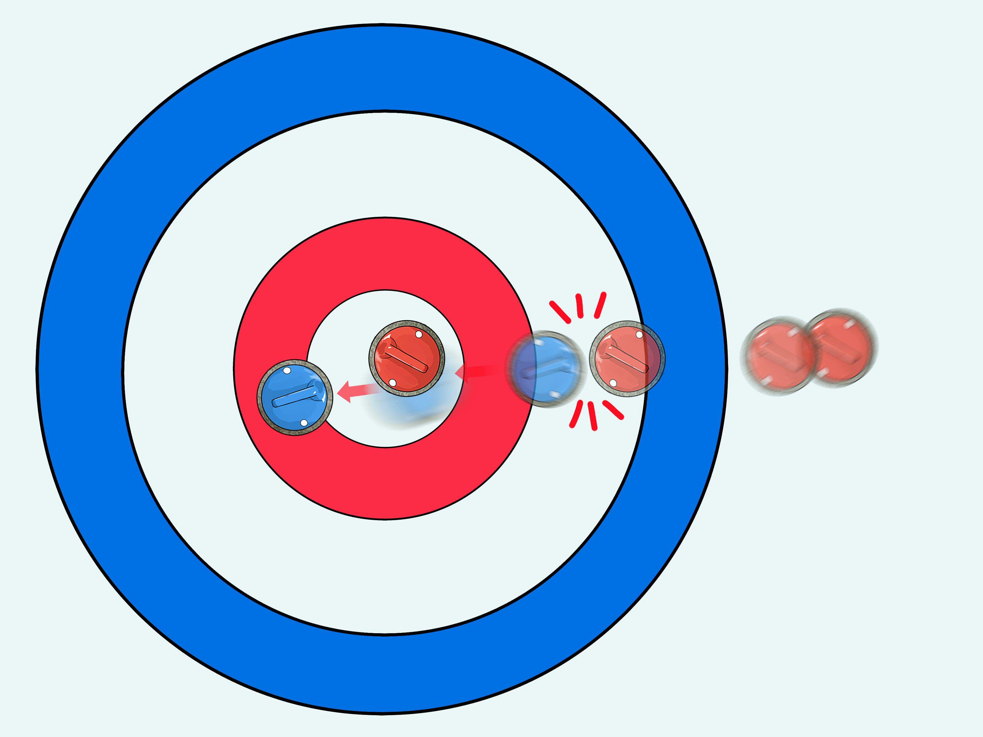 Red Circle Sports Logo - How to Score in Curling: 14 Steps (with Pictures) - wikiHow