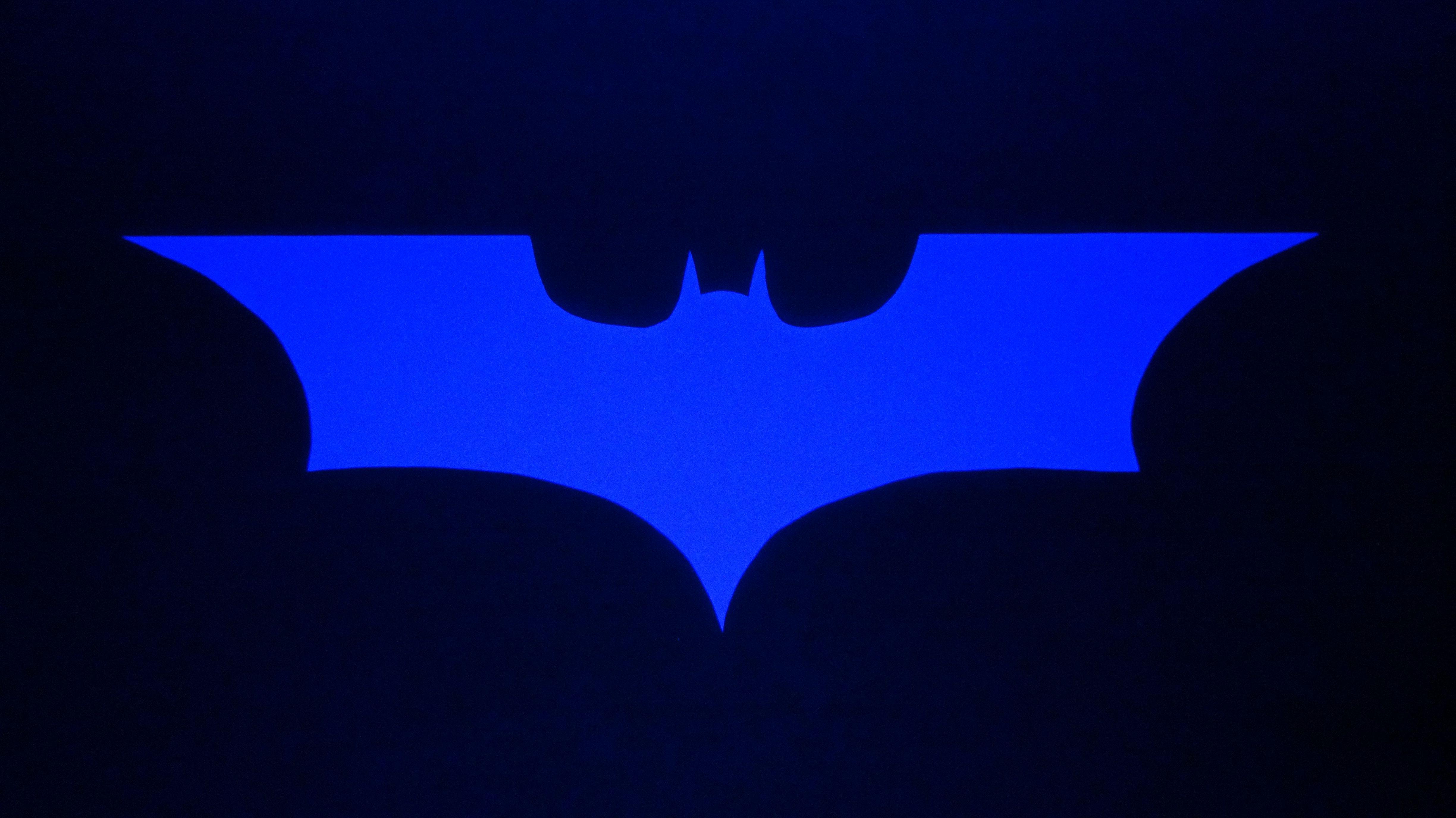 Blue Batman Logo - Dark knight Logos