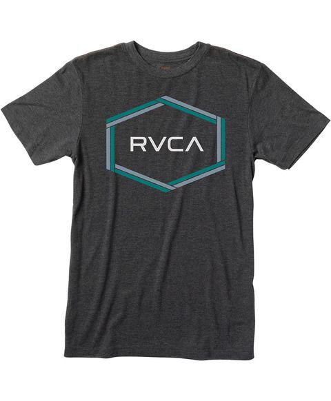 RVCA Logo - Hexest T Shirt