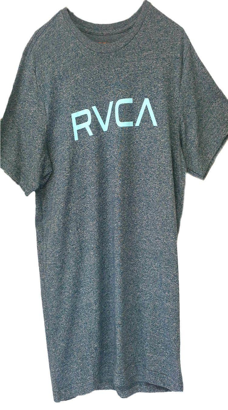 RVCA Clothing Logo - RVCA Logo T-Shirt - Blue Tide – Black Diamond Clothing