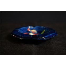 Blue Octagon Logo - UK famous art ceramics band, a Flowers cobalt blue