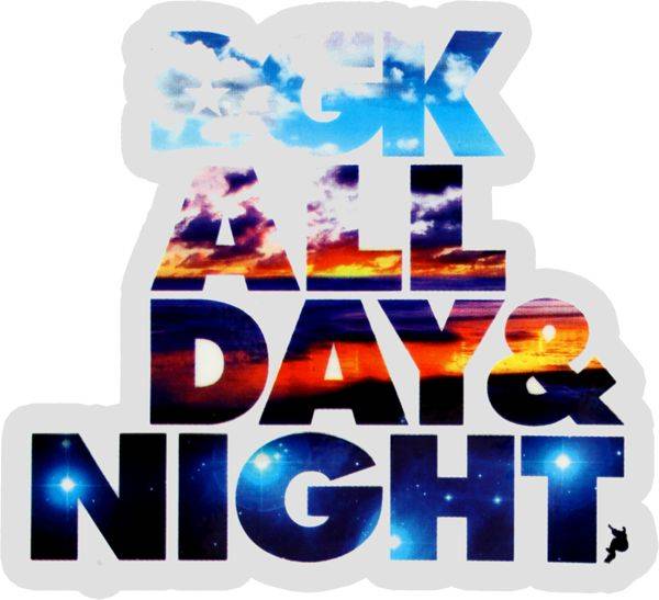 DGK All Day Logo - Dgk All Day & Night Decal Single Decals