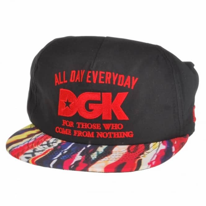 DGK All Day Logo - DGK All Day 94 Strapback Cap from Native Skate Store UK