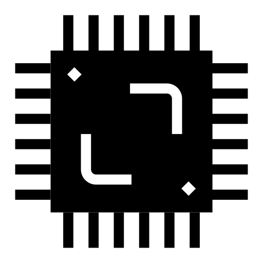 CPU Chip Logo - Computer, Chip, microchip, processor, Cpu, pc, technology icon